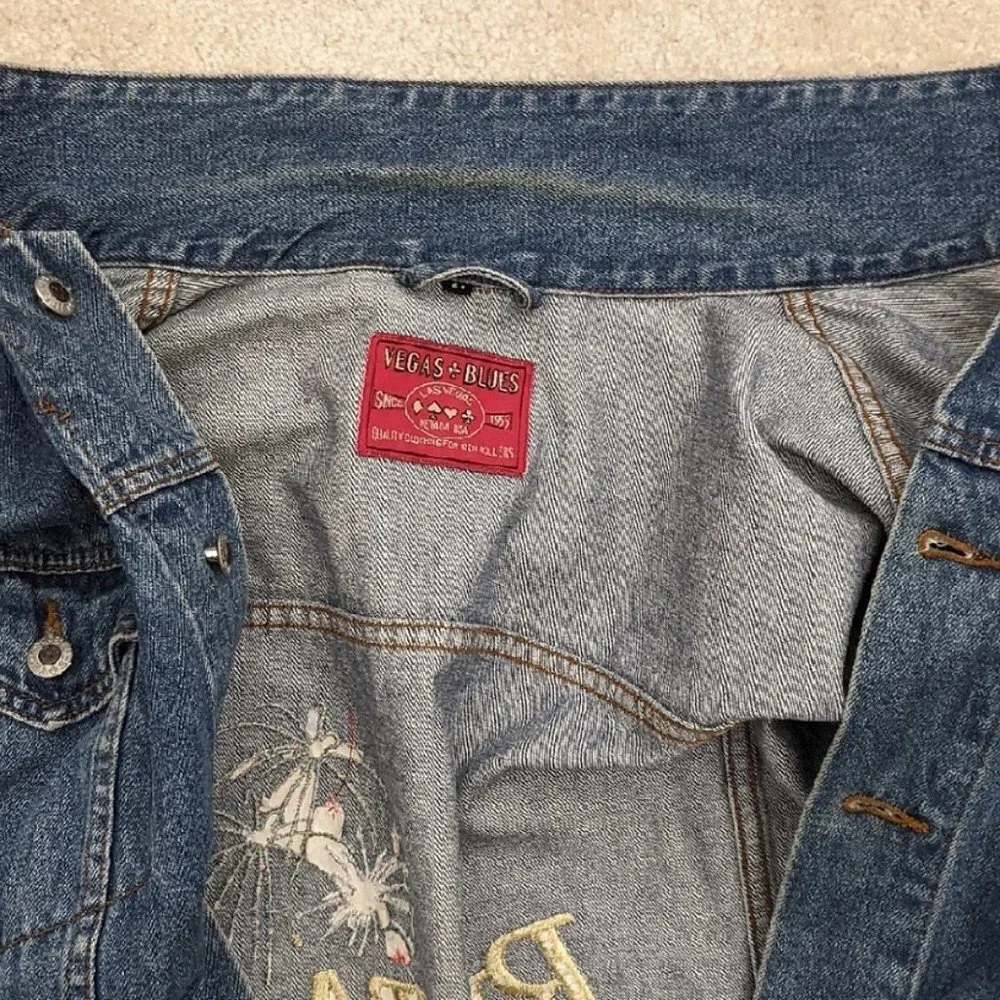 Vintage Riviera Hotel jean jacket